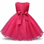 Princess Flower Girl Dress Summer Tutu Wedding Birthday Party Dresses - D&A