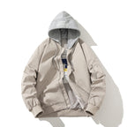 Pilot Jacket Trendy Solid Color Loose-fitting Large Size - D&A