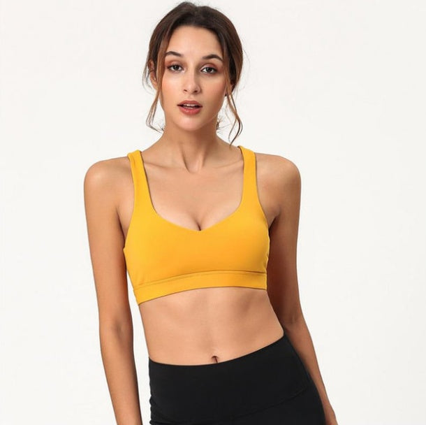 Odessa Racerback Bra Yellow - D&A