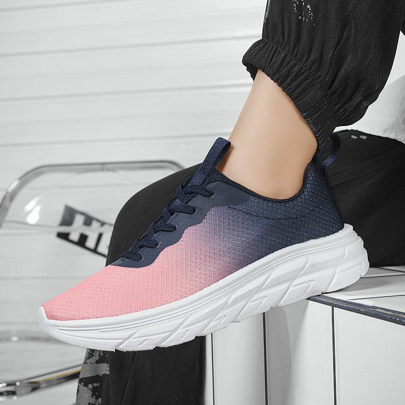 Men's Shoes Travel Mesh Breathable Comfortable Platform Sneaker - D&A