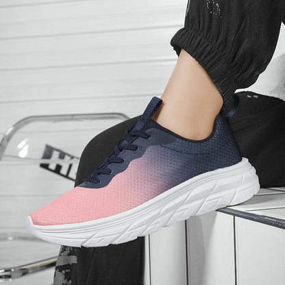 Men's Shoes Travel Mesh Breathable Comfortable Platform Sneaker - D&A