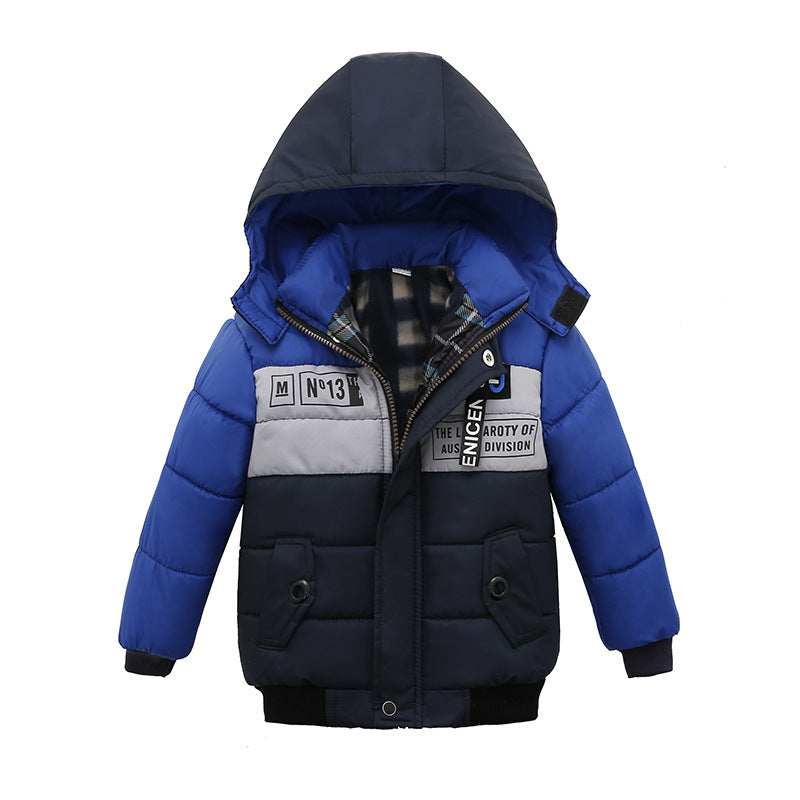 Small And Medium-Sized Boys Cotton-Padded Jackets 4style - D&A