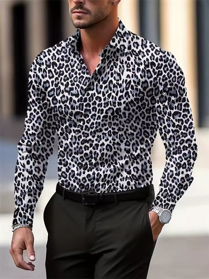 Hawaiian Style Men's Long Sleeve Shirt OUCH70000FC - D&A