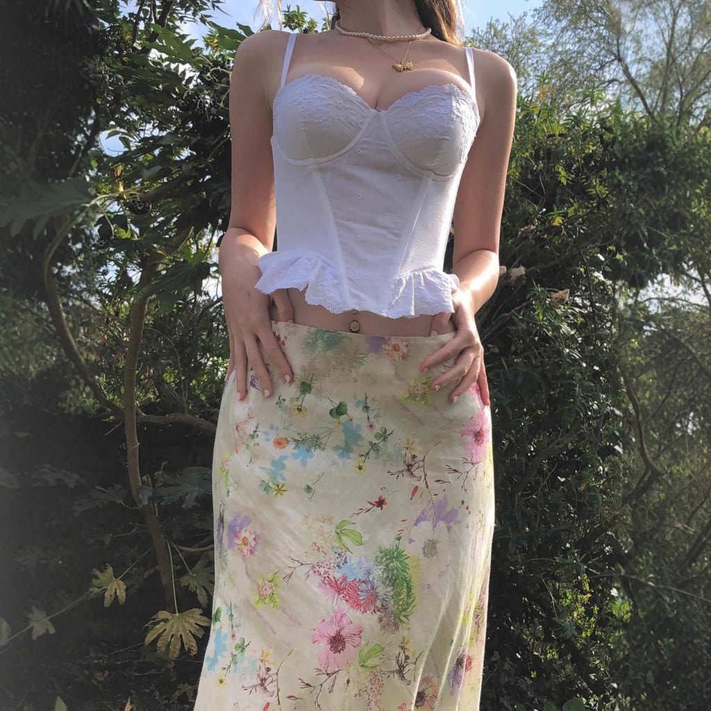 Sweet Girl Waist Slimming Long Fishtail Skirt - D&A