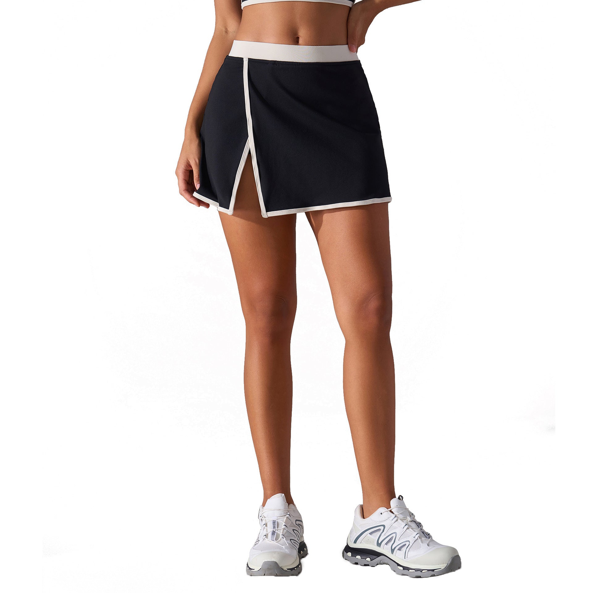 Outdoor Fitness Split A- Line Sports Skirt - D&A
