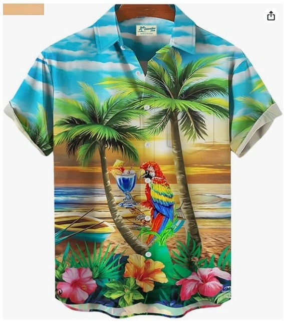Men's Cardigan Plus Size Short Sleeve KD1635 - D&A