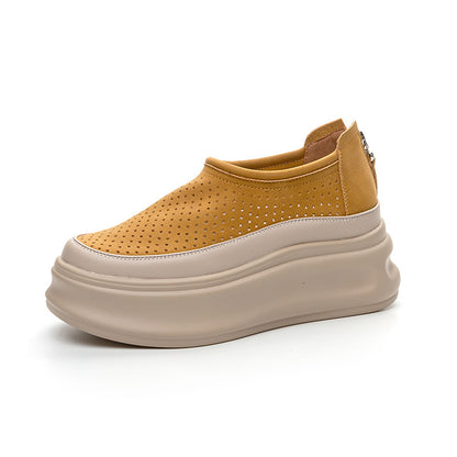 Women's Platform Sneakers Spring And Summer All-match Hollow Out - D&A