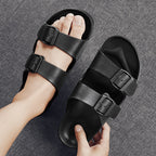 Men's Casual Soft Bottom Outdoor Boken Sandals - D&A