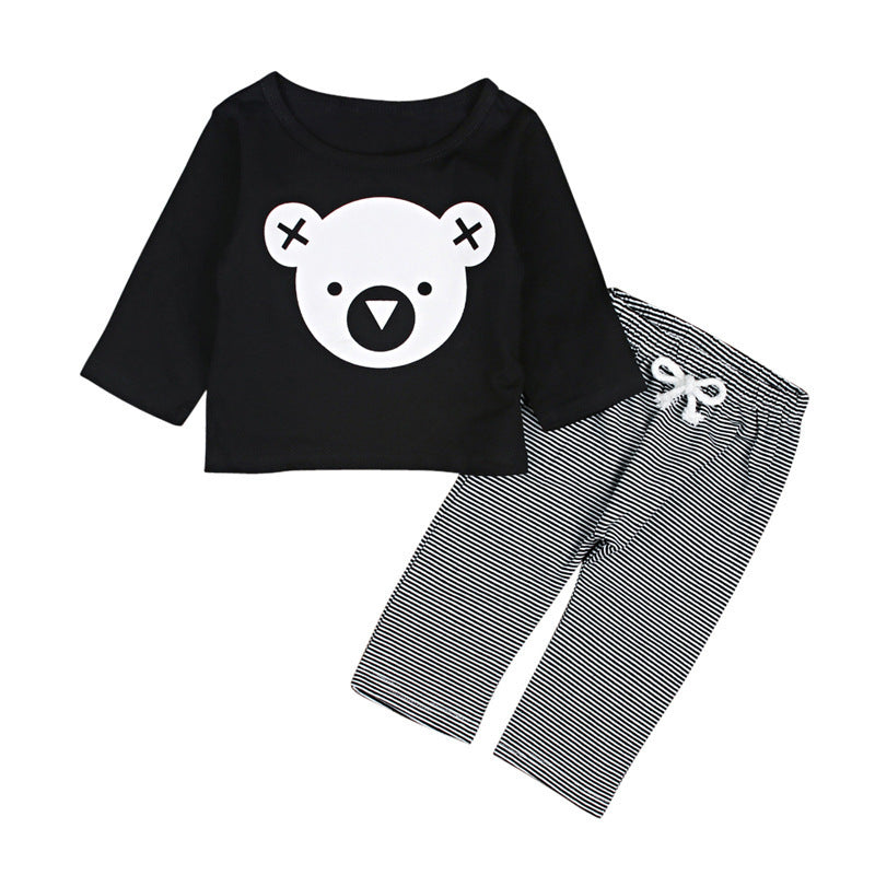 Koala Top Striped Pants Two Piece Kids - D&A