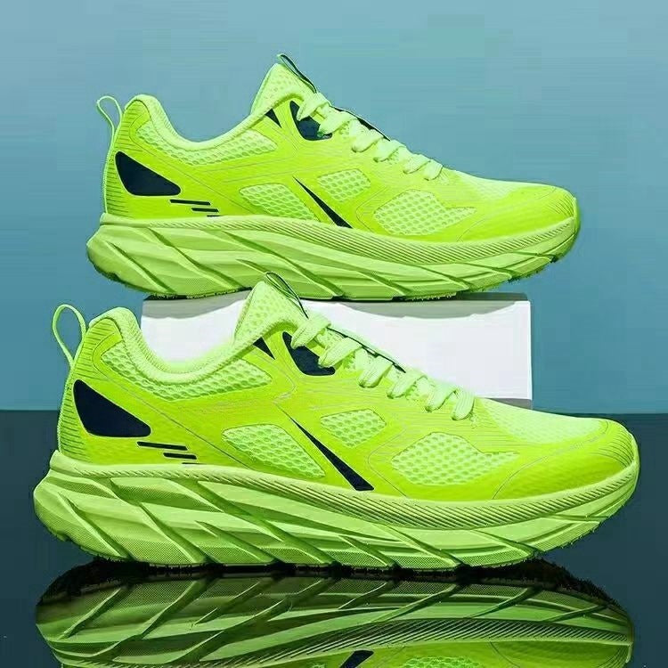 Four Seasons All-match Sneaker Colorful Comfortable Running Shoes Green - D&A