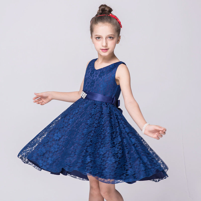 Girls' Lace Dress – Kids' Party Costume Outfit - D&A