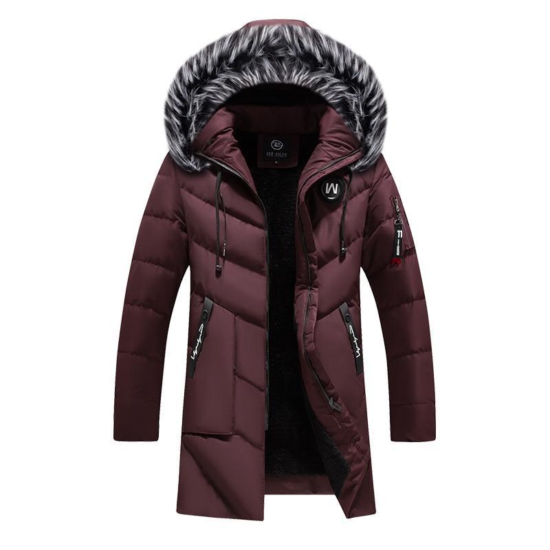 Omi Men's Winter Jackets Red - D&A