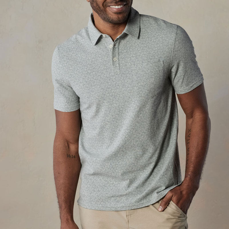 Men's Loose European And American Leisure T-shirt Gray - D&A