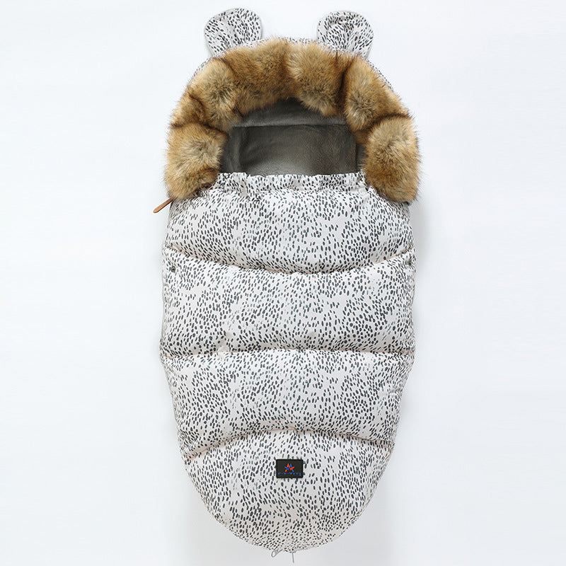 New baby stroller sleeping bag Dark grayA 100cm - D&A