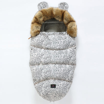 New baby stroller sleeping bag Dark grayA 100cm - D&A