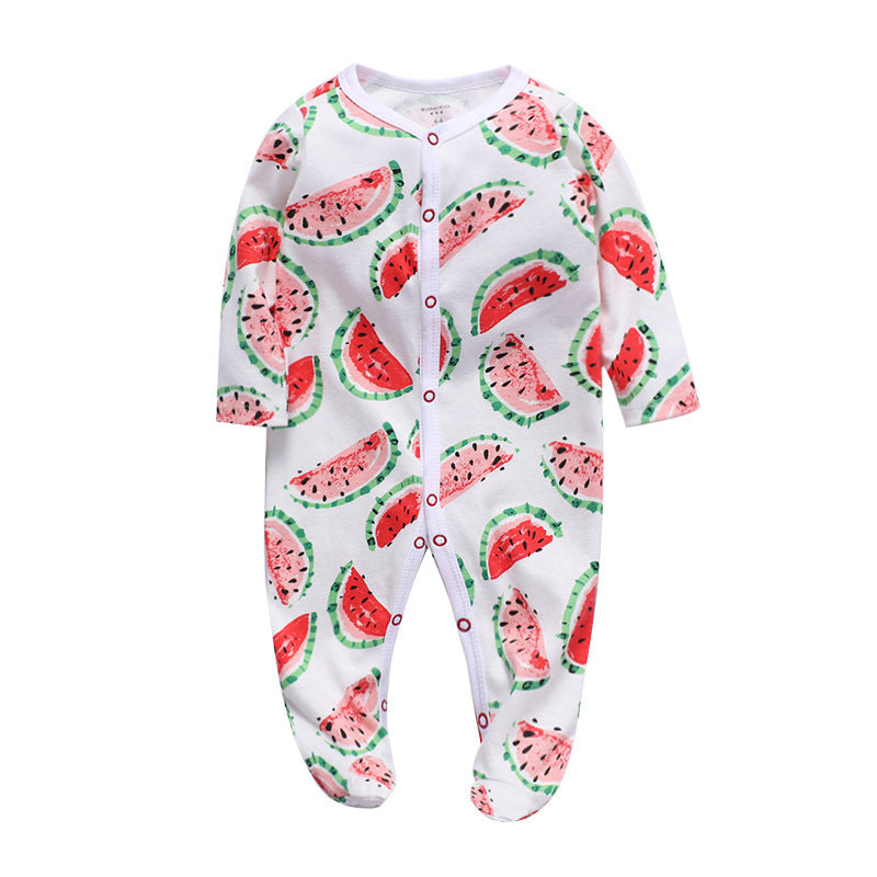 Cotton one-piece clothes baby clothes Watermelon - D&A