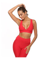 Jacquard bubble sports bra - D&A