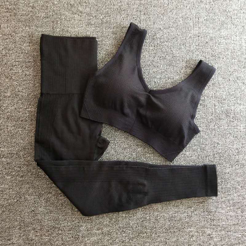 Bra pants yoga set Black Set - D&A