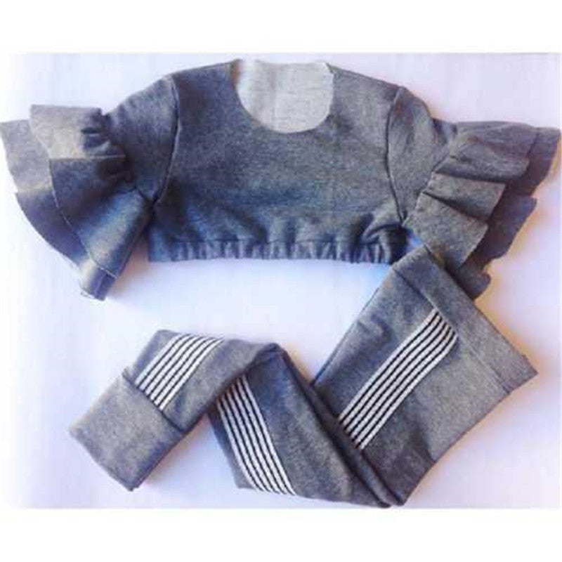 Autumn Kids Baby Girls t shirt Pants Outfits girl Clothes 2P - D&A