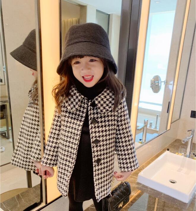 Children's autumn and winter coat Girl plaid - D&A