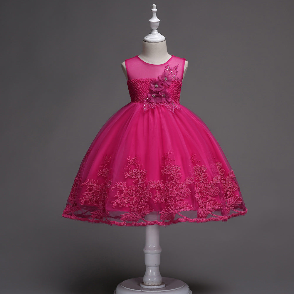 Girls' dresses Rose Red - D&A