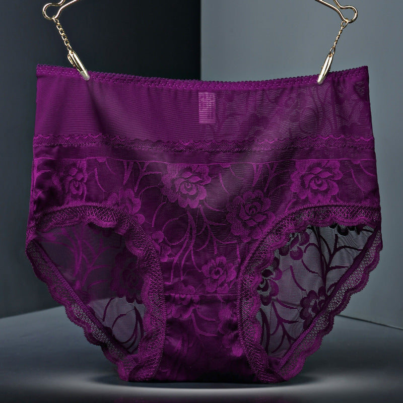 Lace seamless women underwear Purple - D&A