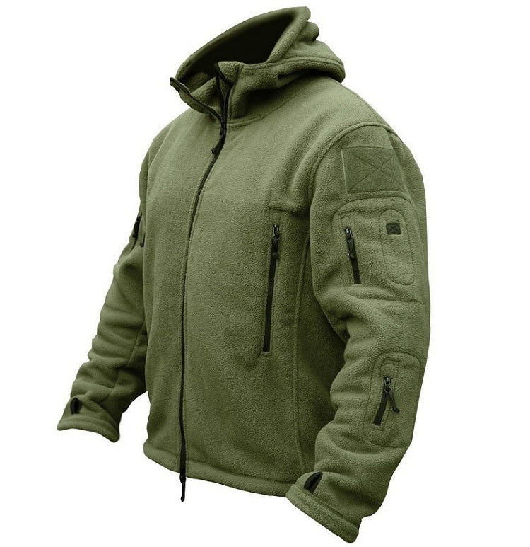Military Jackets Tactical Jacket For Men Warm Hooded Hike - D&A
