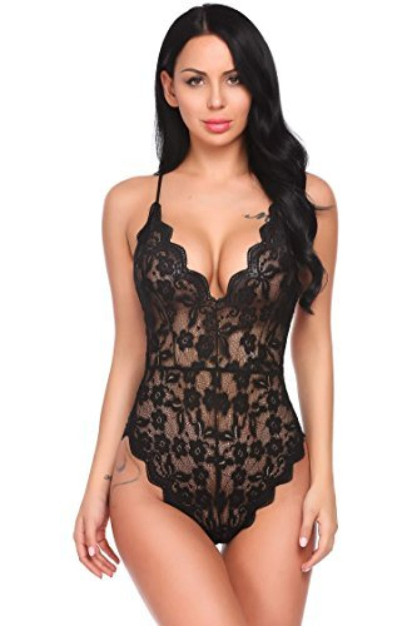 Lingerie Lace Coveralls - D&A
