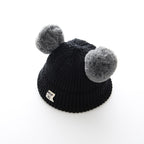 Baby wool cap Black - D&A