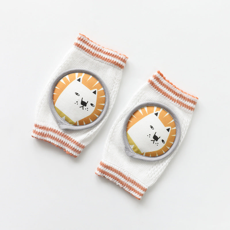 Baby Knee Pads Cartoon Accessories Doll Elbow Pads Baby Learning Set Orange One size - D&A