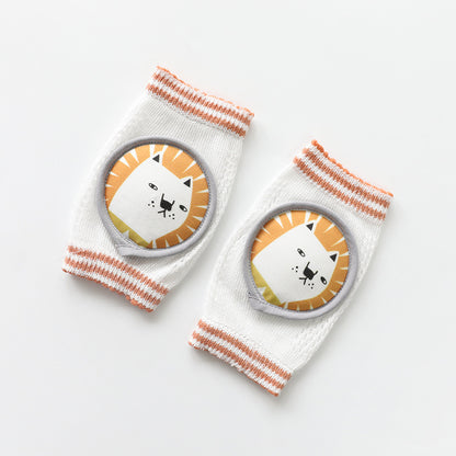 Baby Knee Pads Cartoon Accessories Doll Elbow Pads Baby Learning Set Orange One size - D&A