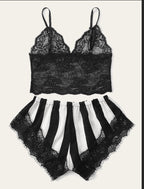 Women's glamour lingerie Stripe - D&A