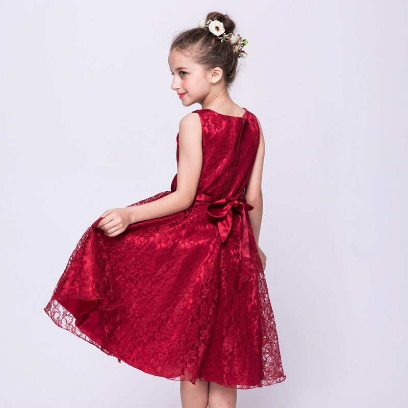 Girls' Lace Dress – Kids' Party Costume Outfit - D&A