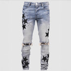 Men's Slim Stretch XINGX Fashion Jeans - D&A