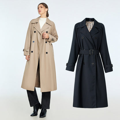 Trench Autumn And Winter Women's Mid-length High-grade Sense Petite Coats - D&A