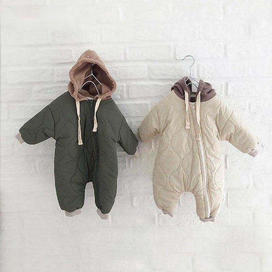 Baby Padded Quilted Kumpsuit Outing Clothes - D&A