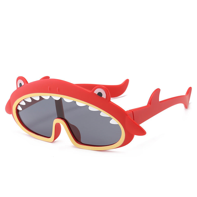 Cartoon silicone kids sunglasses Red - D&A