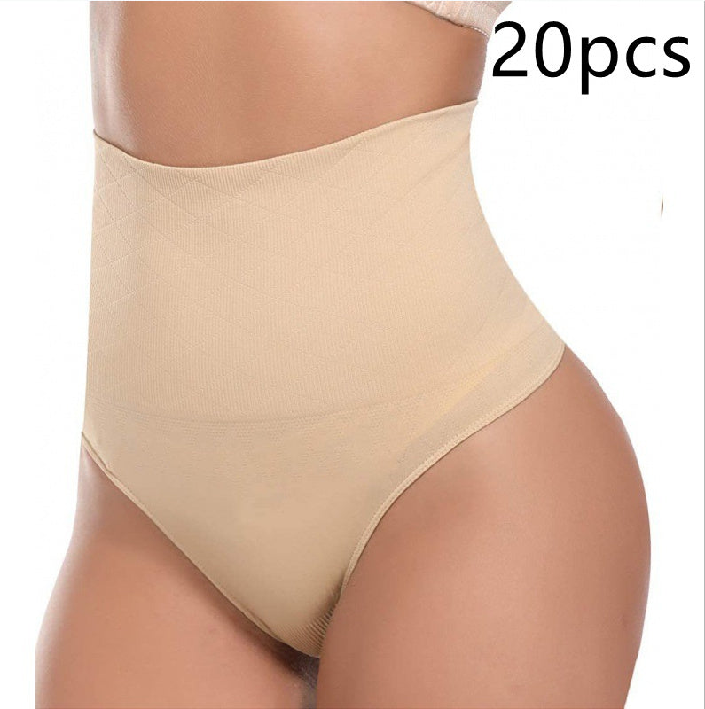 Seamless Belly Shaping Underwear For Women Skin Color M 20PCS - D&A