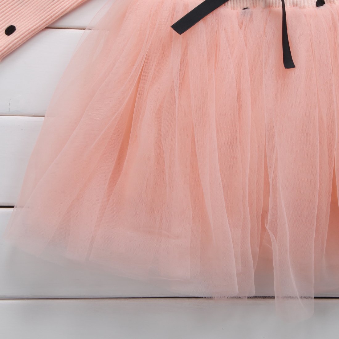 Baby Girls Spring Winter Long Sleeve Tutu Lace Dresses Infantil Newborn 1st Birthday Party Clothes Christening Gown Casual Wear - D&A