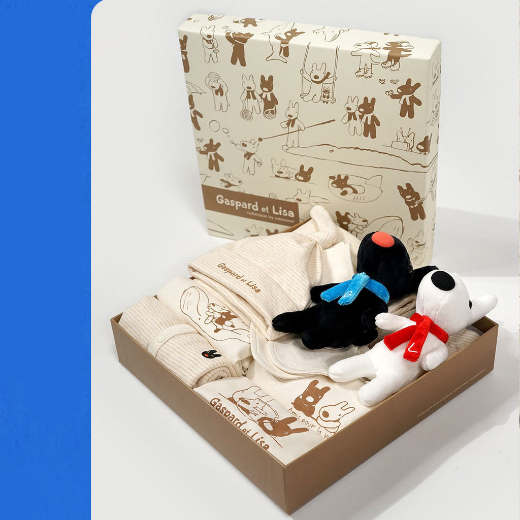 Baby Suit Newborn Baby Full Moon Gift Baby Clothes Creamy yellow 59cm - D&A