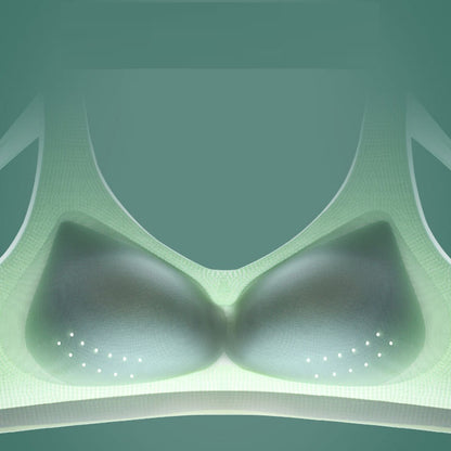 Seamless Plus Size Bra Thin Underwear Women Push Up Bra Big Size Lce Silk Breathable Female Bra - D&A