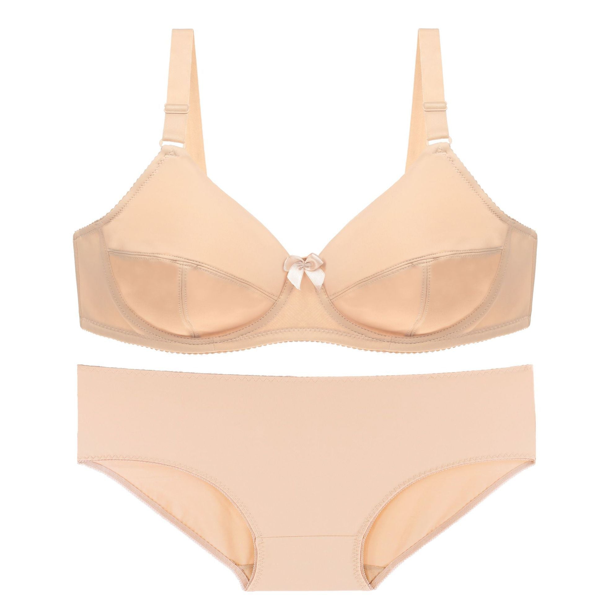 Comfortable breathable bra Beige - D&A