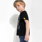 Children's letter print T-shirt - D&A