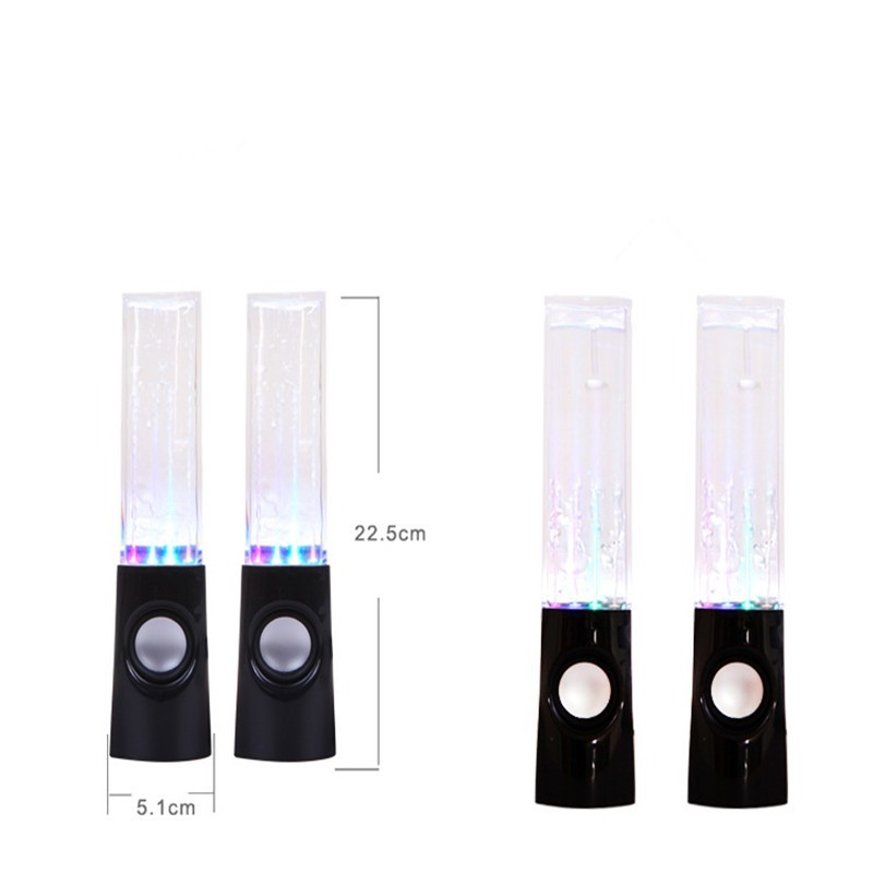 Wireless Dancing Water Speaker LED Light Fountain Speaker Home Party - D&A