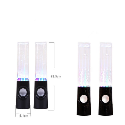 Wireless Dancing Water Speaker LED Light Fountain Speaker Home Party - D&A