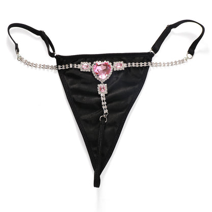 Love Underwear Summer Beach Women Silver Black Underpants - D&A