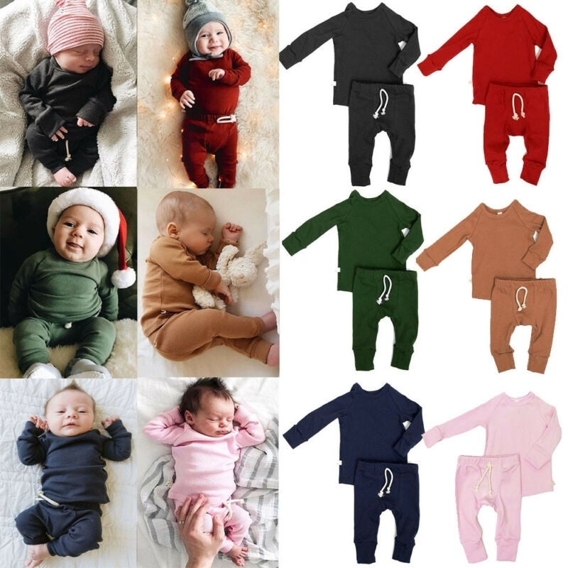 Rompers clothes cotton tracksuits set baby children clothing - D&A