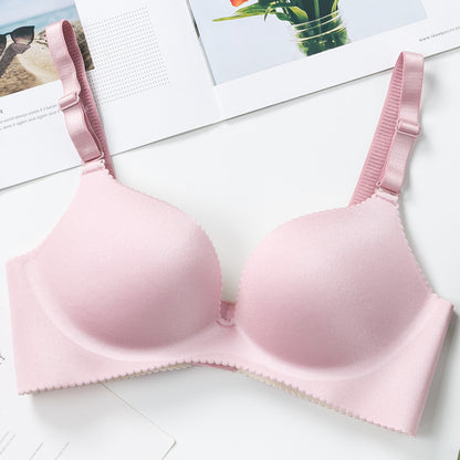 Women's Bra Girls' Sports Bra Without Steel Ring Pink - D&A