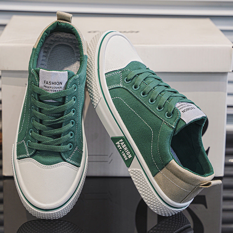 Breathable All-matching Skateboard Men's Soft Bottom Casual Sports Fashion Canvas Shoes - D&A