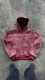 Hooded Loose Zip Hooded Coat - D&A